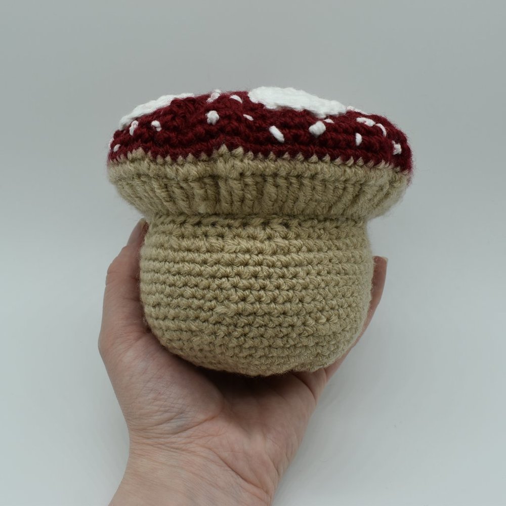 Handcrafted Crochet Plush Mushroom